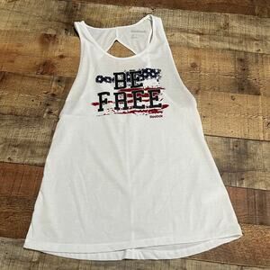 Reebok | Women's Red White Blue America July 4th Be Free Athletic Tank Sz S